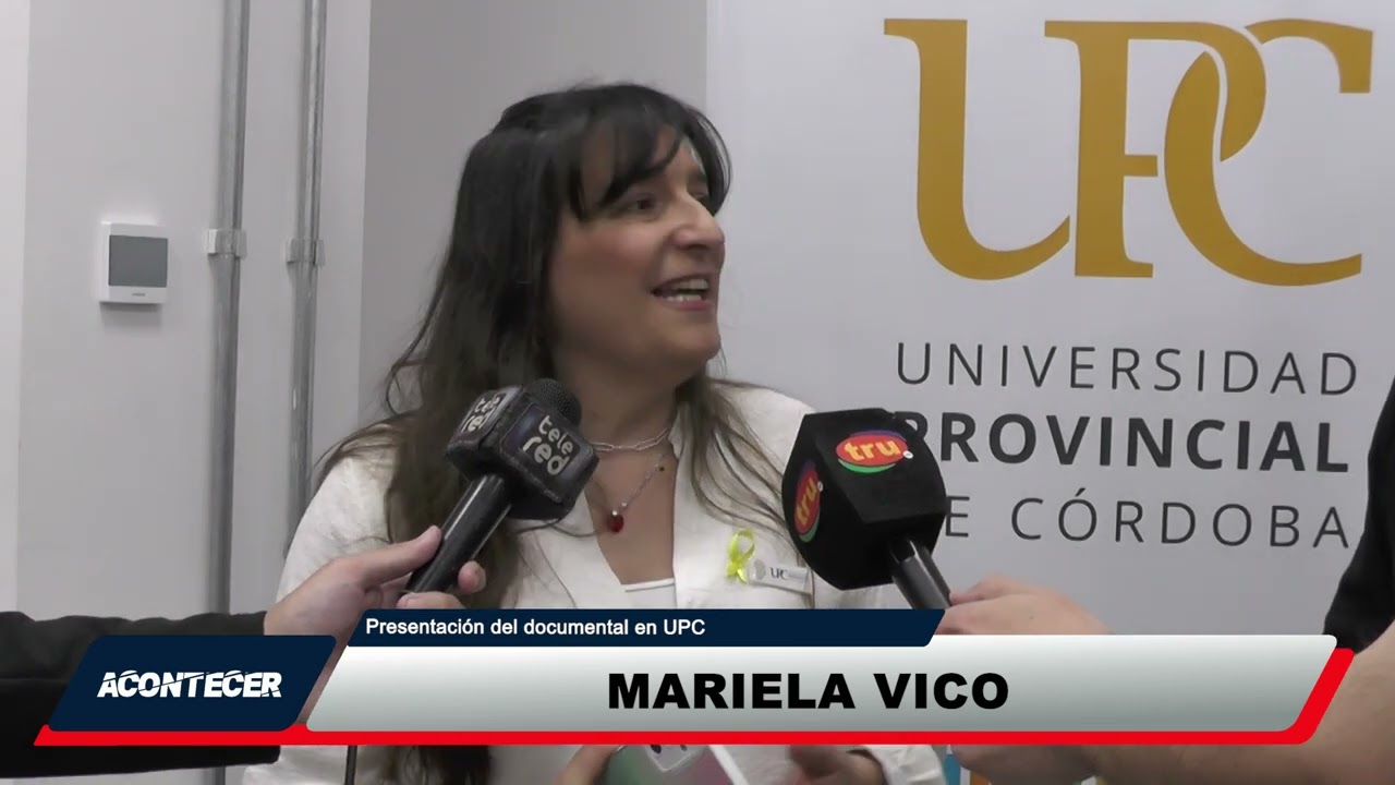 Marcos Juárez: Presentaron documental sobre los orígenes de la ciudad. Habla Mariela Vico