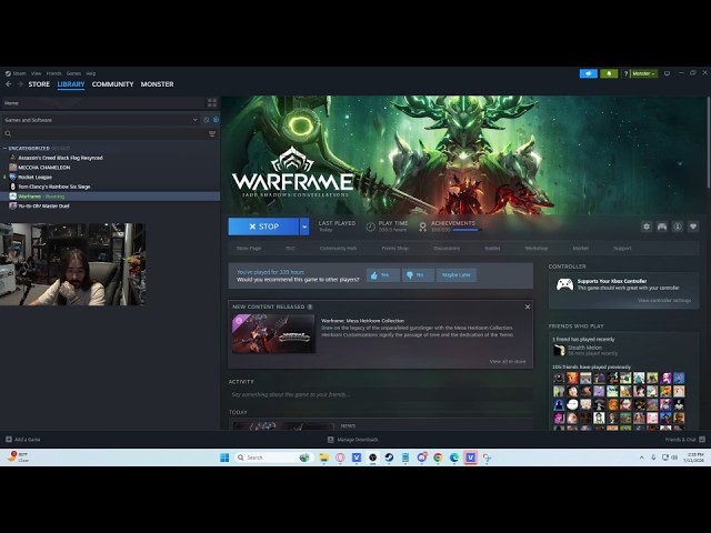 Gaming later