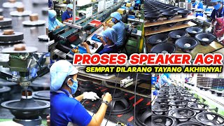 The Process Of Making Acr Speaker Which Was Once Banned From Broadcasting By The Sinar Baja Factory