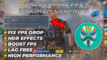 Unlock CODM Max FPS & Max Graphics 🔥 | Support All Popular Games | Magisk Module⚡ - RC Modz