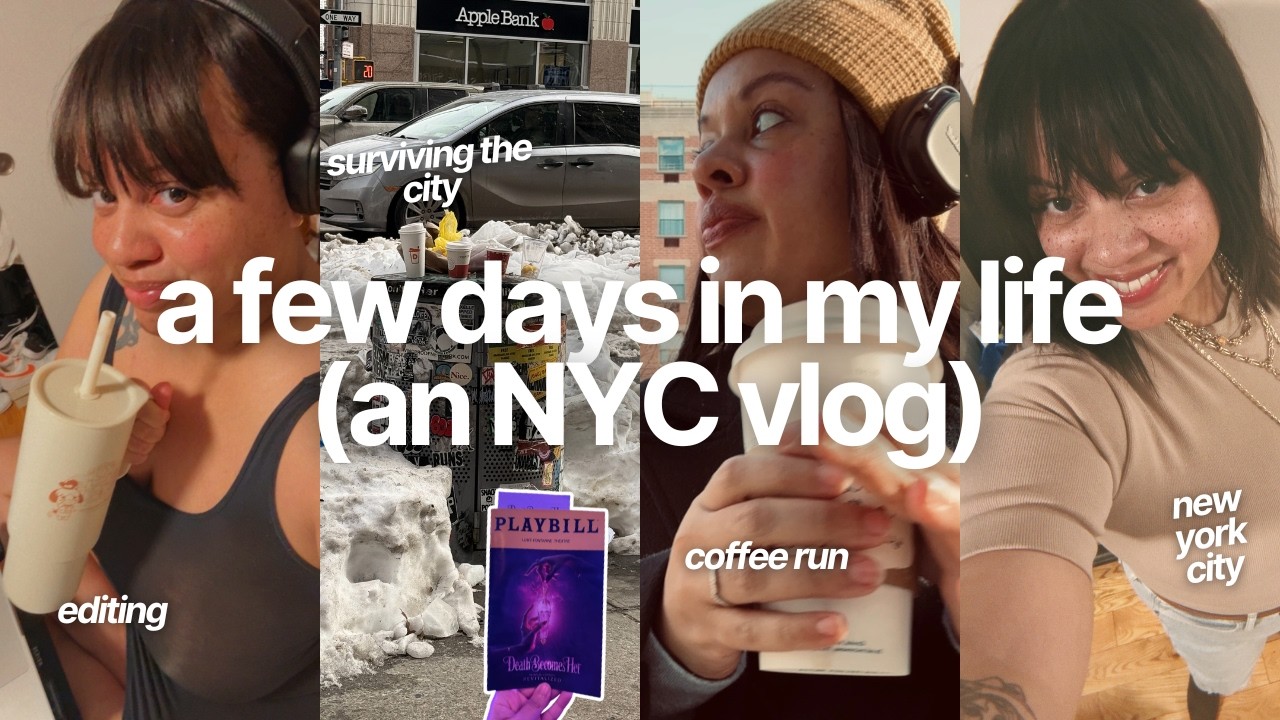 Several Days in My Life in NYC | Broadway Night, Rainy Coffee Runs & Figuring It Out