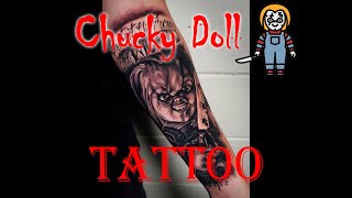 Tattoo Time-Lapse | Chucky Doll Good Guy | Realism Tattoo