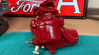 Farmall M Carburetor Restoration Part 3 - Float Bowl Reassembly & Final Paint!