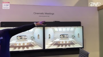 ISE 2024: Cisco Demos Cisco Room Kit EQX Using Camera and Audio Intelligence for Cinematic Meetings