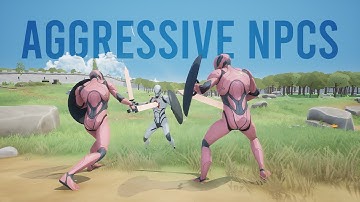 Unreal Engine 5 Make Enemy AI Aggressive -  Action RPG #54