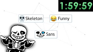 Speedrunning Sans in Infinite Craft