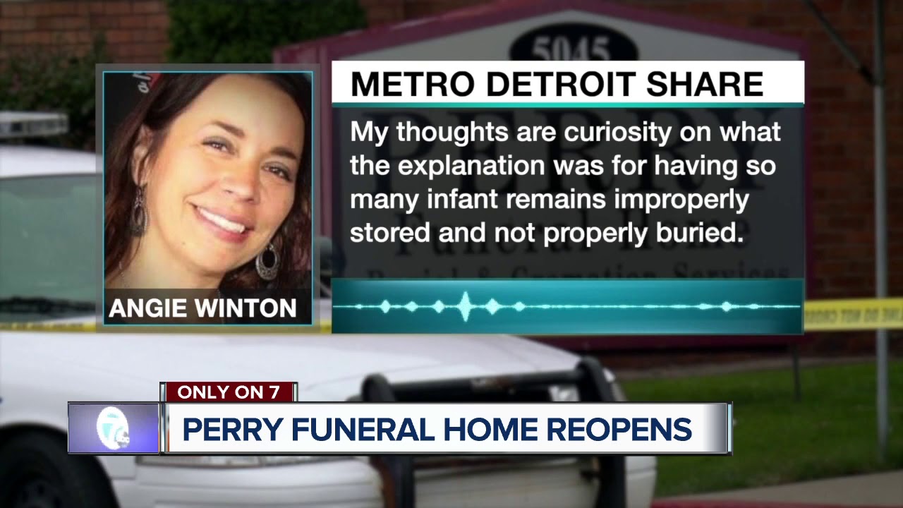 Perry Funeral Home now open after dozens of infant remains discovered