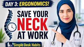 DAY 3: Best Ergonomic Desk Setup & Posture Fixes for Neck Pain 