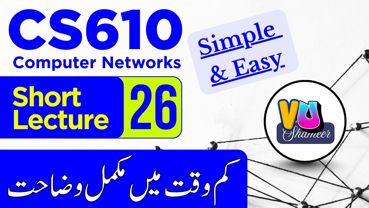 CS610 Short Lecture 26 | Computer Networks | IP Subnetting 