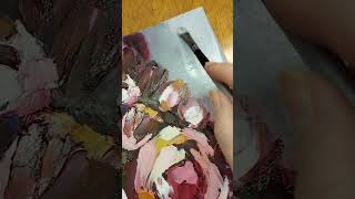 Процесс❣️ #Shortvideo #Art #Painting #Artist  #Arts #Цветы #Процессрисования #Shorts #Oilpainting