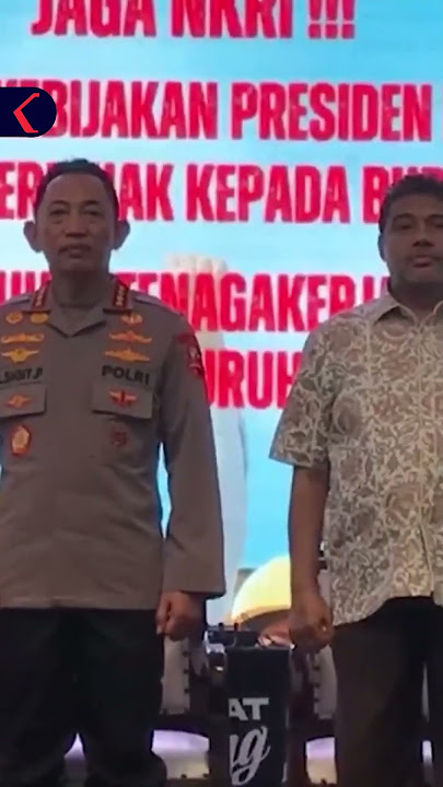 KAPOLRI HADIRI APEL KEBANGSAAN BURUH DI CIKARANG