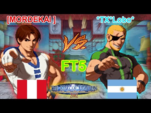 KOF 2002 - [MORDEKAI ] vs *TX*Lobo* FT5