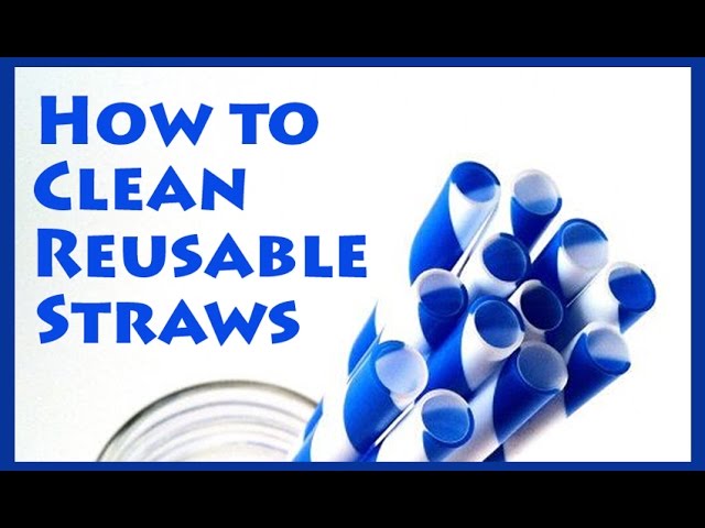 How To Clean Reusable Straws Properly - Daisies & Pie