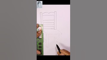 How to Draw a Chair step by step #shorts