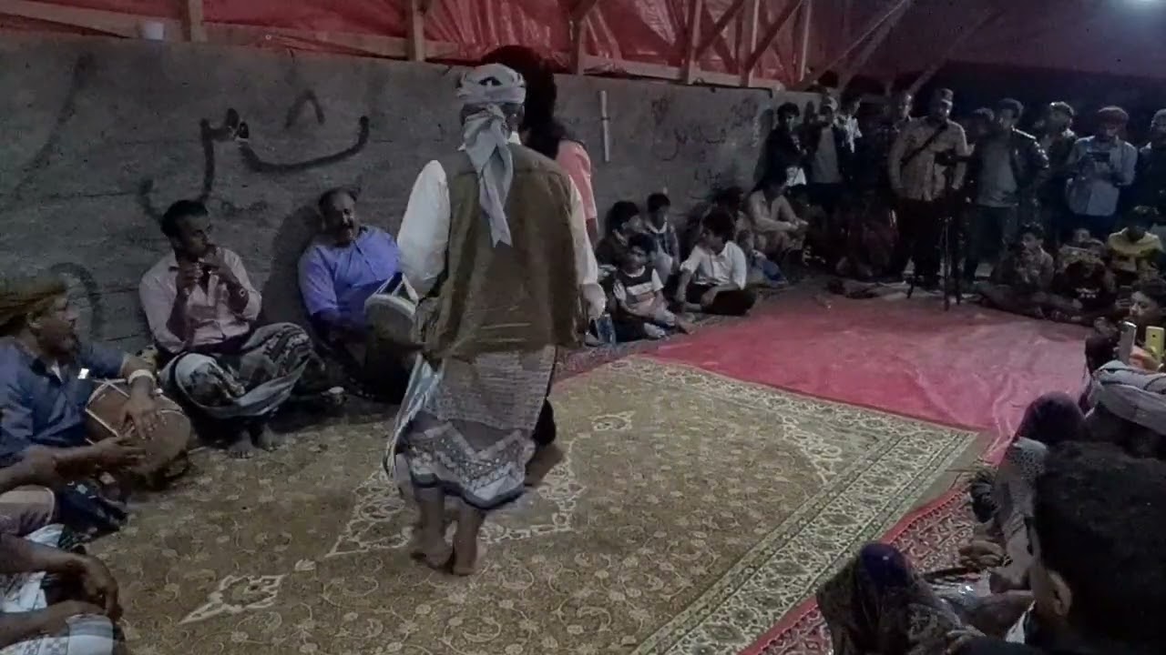 رقص يافعي زواج ماهر علاو حسين الجحوشي وولده سامي