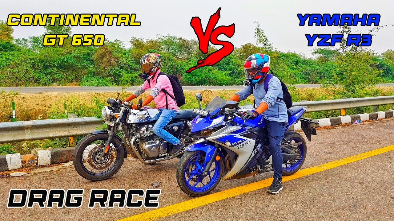 CONTINENTAL GT 650 VS YAMAHA R3 BS3 😱UNEXPECTED RESULTS 