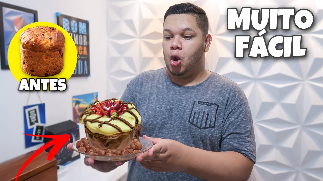 COMPREI O PANETONE MAIS BARATO DO MERCADO E TRANSFORMEI ELE