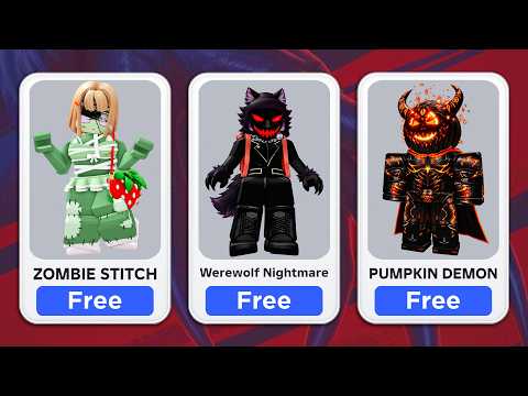 Get these FREE HALLOWEEN AVATARS on Roblox!