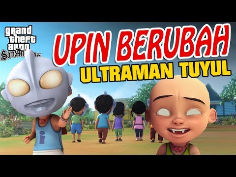 Upin Ipin Jadi Ultraman Tuyul GTA Lucu