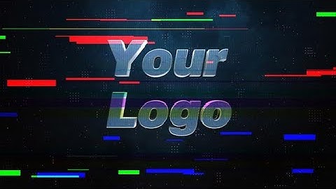 Create an Abstract Glitch Logo Intro Video - MakeWebVideo.com