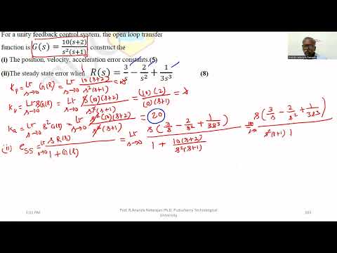 2.13 Control Systems Engineering: Problem on steady state error.