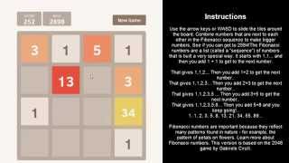 2048: Fibonacci - Jogue Online na Coolmath Games