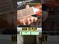How To Play E Major Chord #shorts #shortsfeed