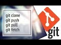 Git clone, push, pull, fetch. Основы git