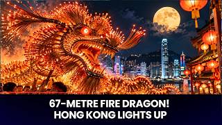 Naga Api Sepanjang 67 Meter di Hong Kong Menerangi Jalanan | Tradisi Pertengahan Musim Gugur yang Berusia Seabad
