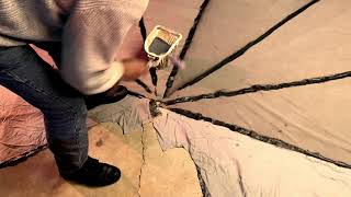 DIY Batman Cape Lesson Part 1 Huge latex & fabric