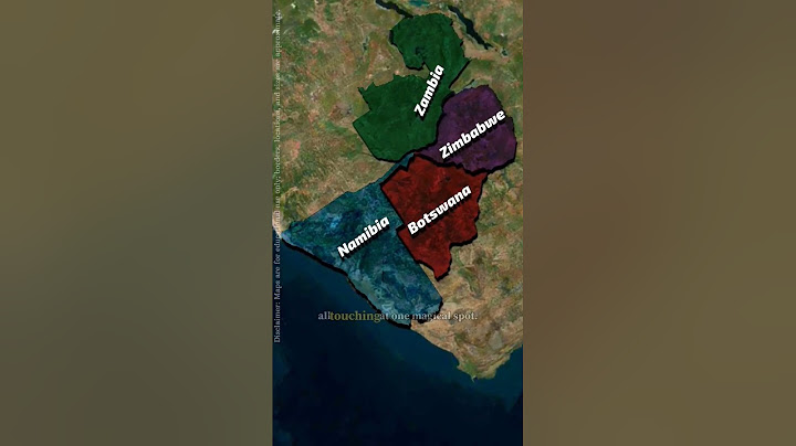 Do 4 Countries Really Meet at One Point? #shorts #geography #geoorbitx