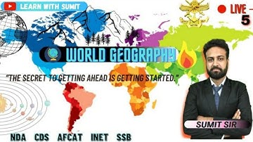 World Geography || Solar Systems  || NDA CDS AFCAT Airforce INET || Learn with Sumit