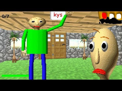 MINECRAFT MODE! Baldi's Basics in Education and Learning