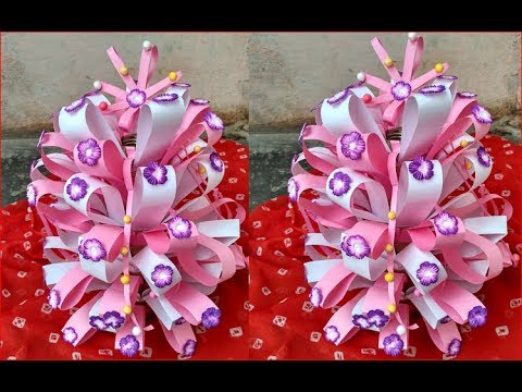 How To Make Flower With Chart Paper