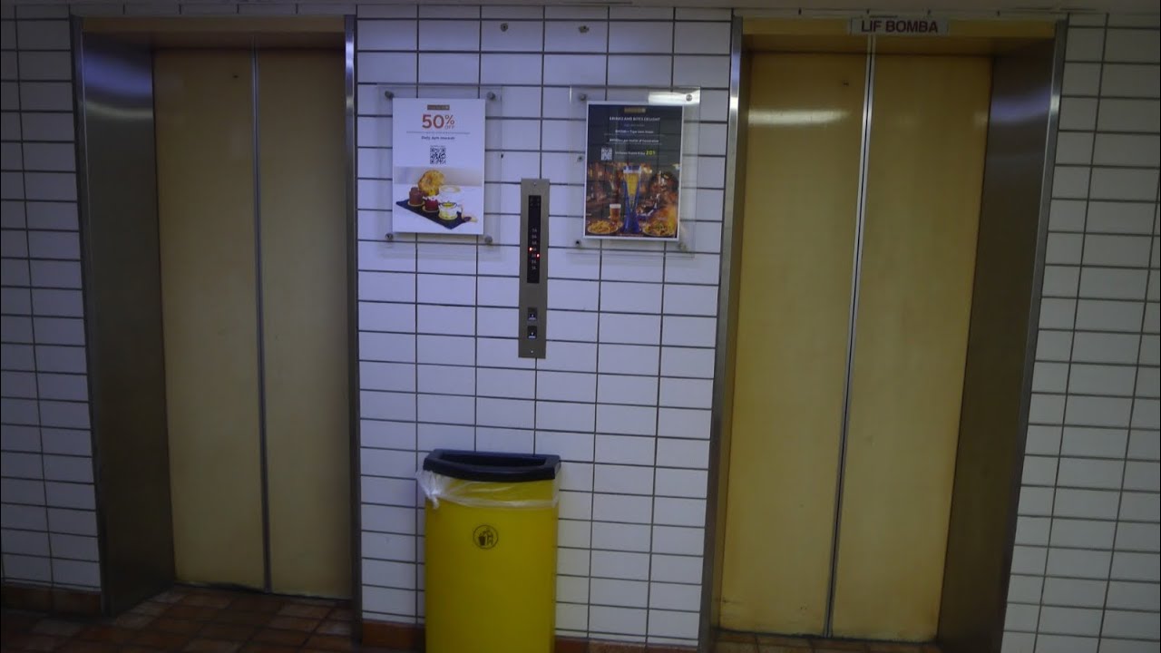 Legendary Fully Original Hitachi 1990s Lift at Grand Millennium Kuala Lumpur (carpark lift) RD