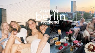 berlin summer weekend vlog | grwm school, girls night, productive routines & city activities