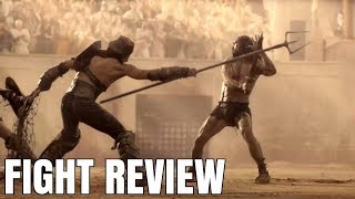 SPARTACUS VS 4 GLADIATORS  (Spartacus Blood and Sand) | FIGHT REVIEW