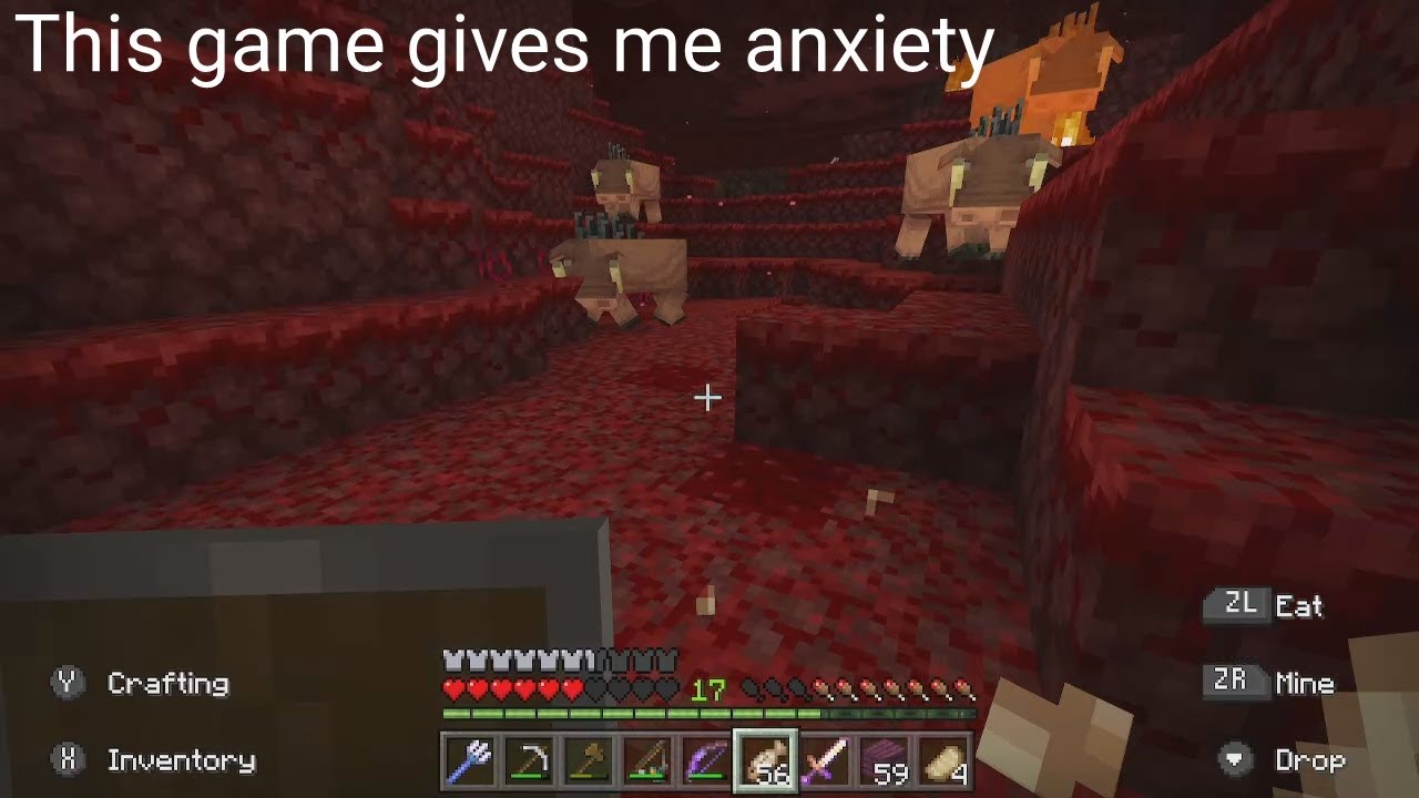 Minecraft gives me anxiety YouTube