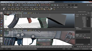 Autodesk Maya: AK47 Modeling Tutorial [part 3]