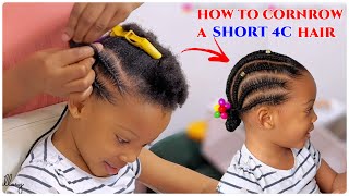 STEP BY STEP; HOW TO CORNROW YOUR TODDLERS HAIR FOR BEGINNERS |Highly Requested|