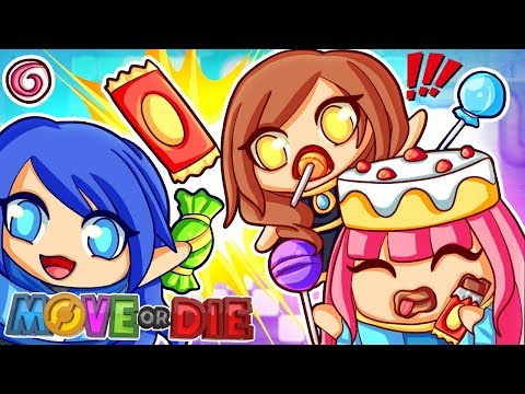 Eat All The Candy Or Else Move Or Die Youtube - itsfunneh roblox roleplaying eat it or die