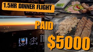 Private Jet Pilot Gets Paid $5000 to Fly Friends to Dinner