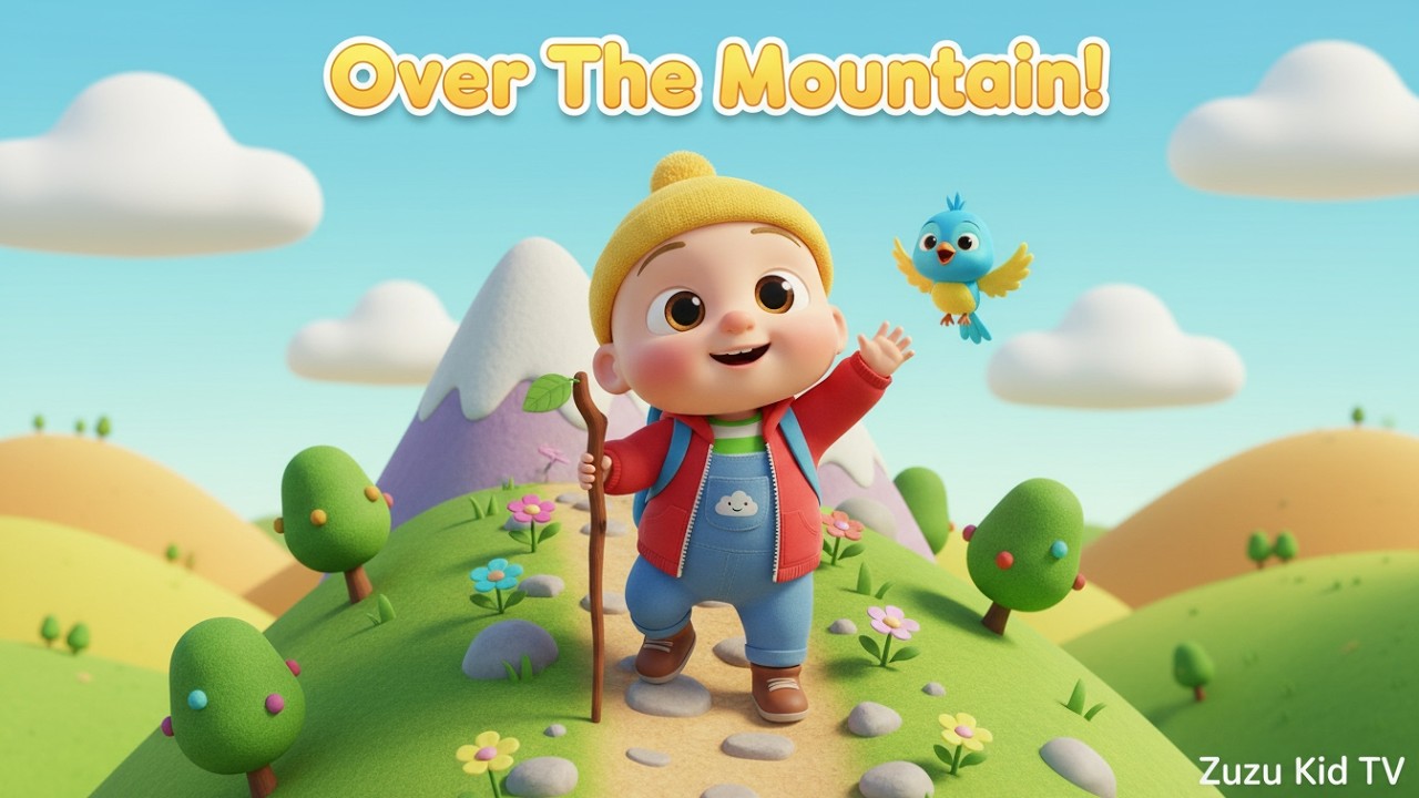 The Baby Went Over the Mountain Adventure – Journey & Discovery Nursery Rhyme 🎶🏔️