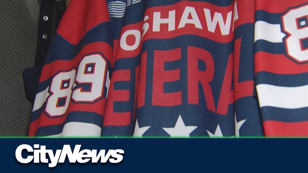 Young Oshawa Generals fan wins jersey design contest YouTube