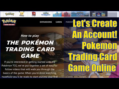 Creating An Account In The Pokemon Online Trading Card Game [Let's Get Started!]