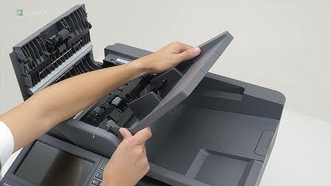 MX321/MX421/MX521/MX522/MX622 Series—Replacing the ADF tray