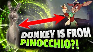 Uncovering Donkey's Origin in the Shrek Universe: The Pinocchio Connection