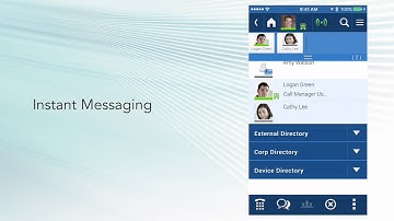 UCedge Client for Smartphone – Contacts, Instant Messaging, and Call History