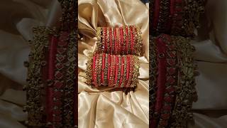 bridal silk thread bangles/red colour/ silk thread bangles