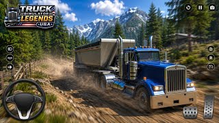 নতুন বাস্তবসম্মত ট্রাক গেম রিলিজ || Truck Simulator Legends USA রিভিউ 🤯 screenshot 5